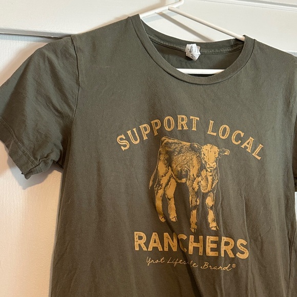 Support Local Ranchers Graphic Tee - Green - Picture 2 of 4